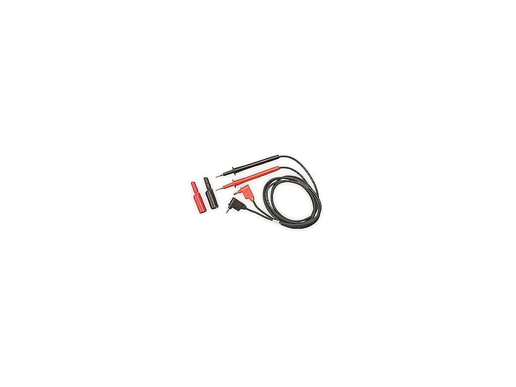 Simpson 00125 Probe Set, Threaded with Clips, BANANA