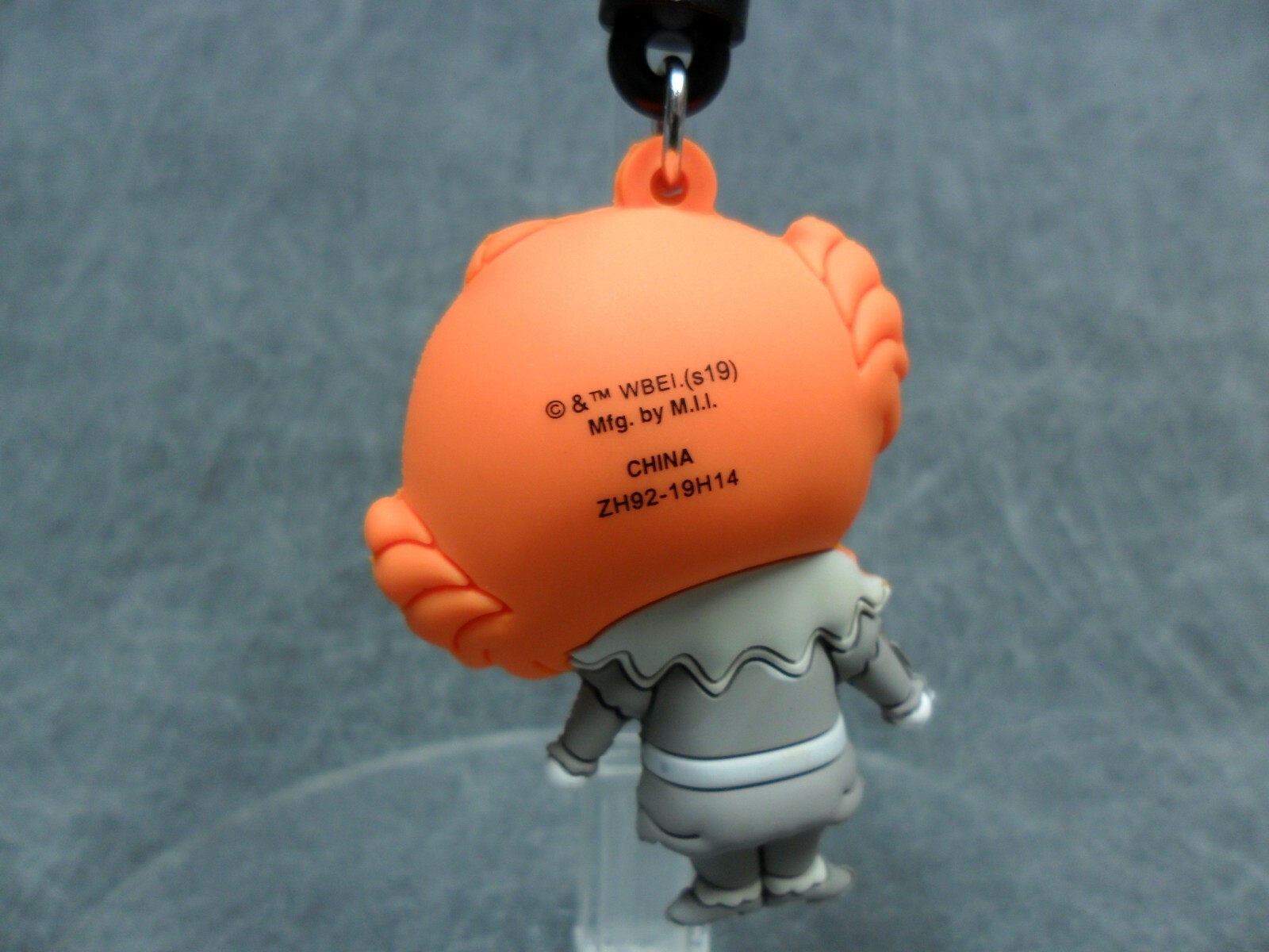 IT Chapter 2 * Pennywise Head Tilted * Figural Bag Clip Key Chain Monogram