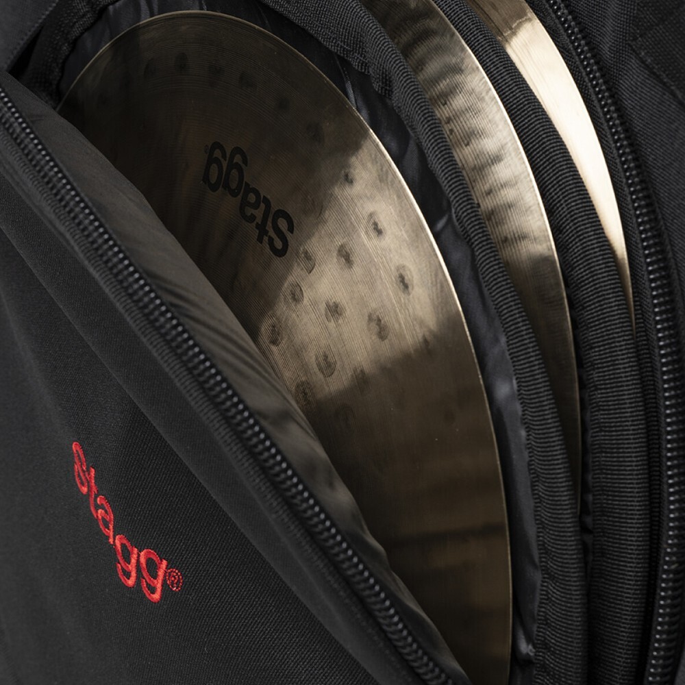 Stagg CYB-10 Standard Dual Cymbal Bag - Black