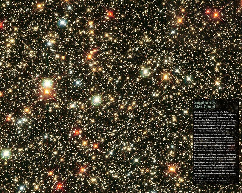 HUBBLE SPACE TELESCOPE SAGITTARIUS CLOUD 8x10 GLOSSY PHOTO PRINT