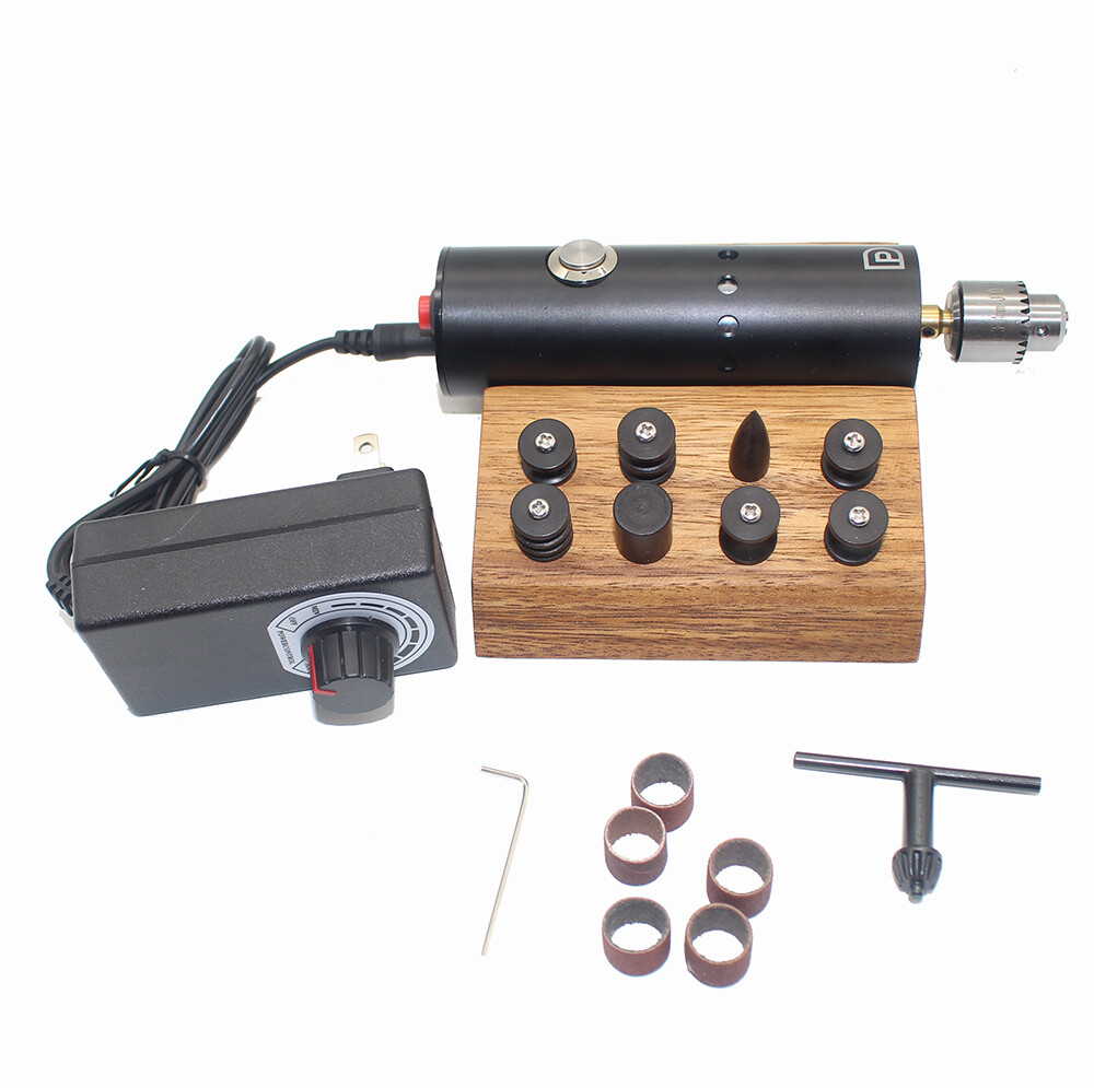DIY Vegetable Electric Leather Edge Grinder Leather Polishing Burnishing Machine