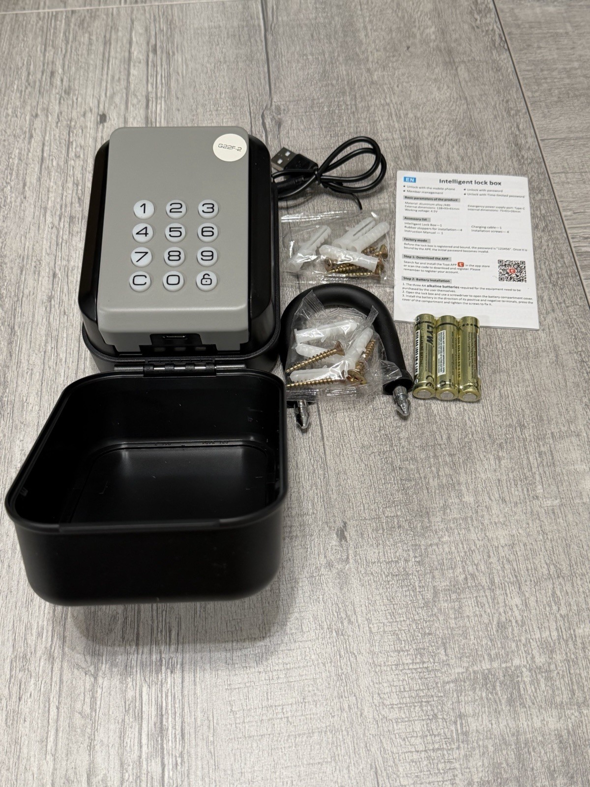 Smart Key Lock Box with Bluetooth & Keypad