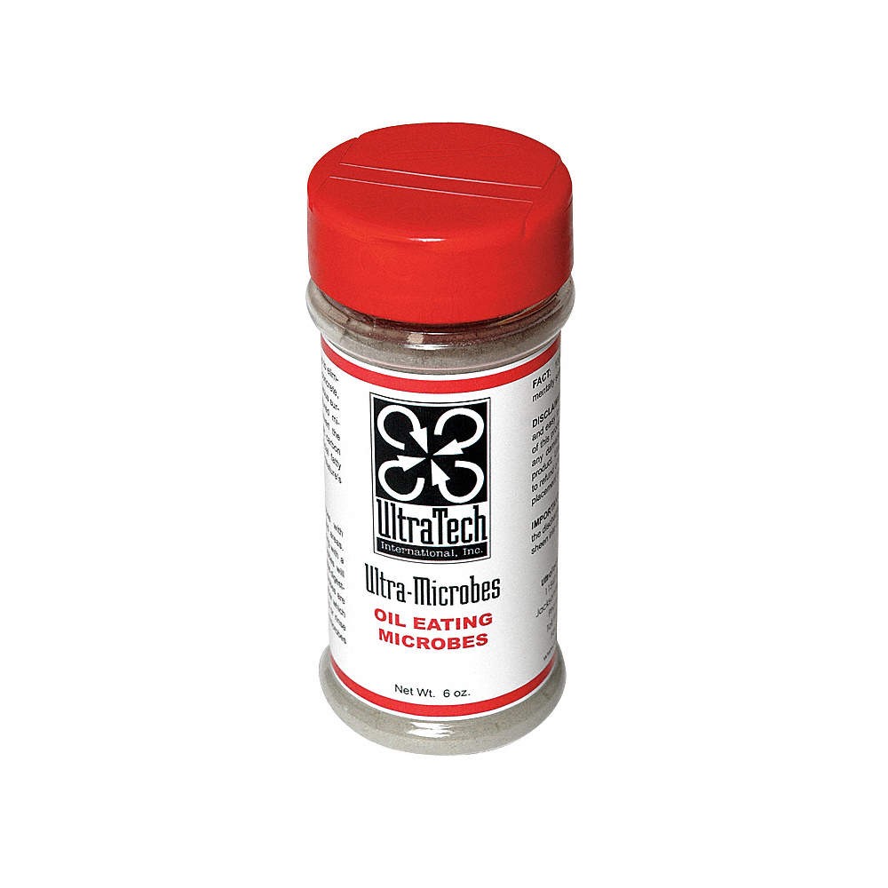 ULTRATECH 5238 Oil Eating Microbes,6 oz,Shaker 6XMG7