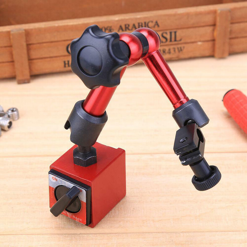 Test Indicator Tool Universal Flexible Magnetic Metal Base Holder Stand Dial