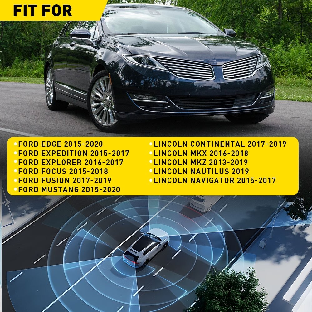 4pcs For Ford Focus 2015-2018 Parking Distance Reverse Sensor Alarm Front Rear