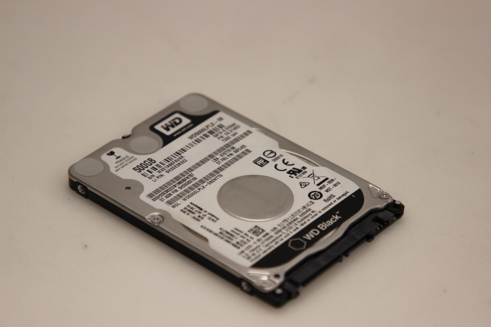 WDC WD5000LPLX Western Digital 7200RPM 32MB 500GB SATA 2.5" Laptop Hard Drive ✩