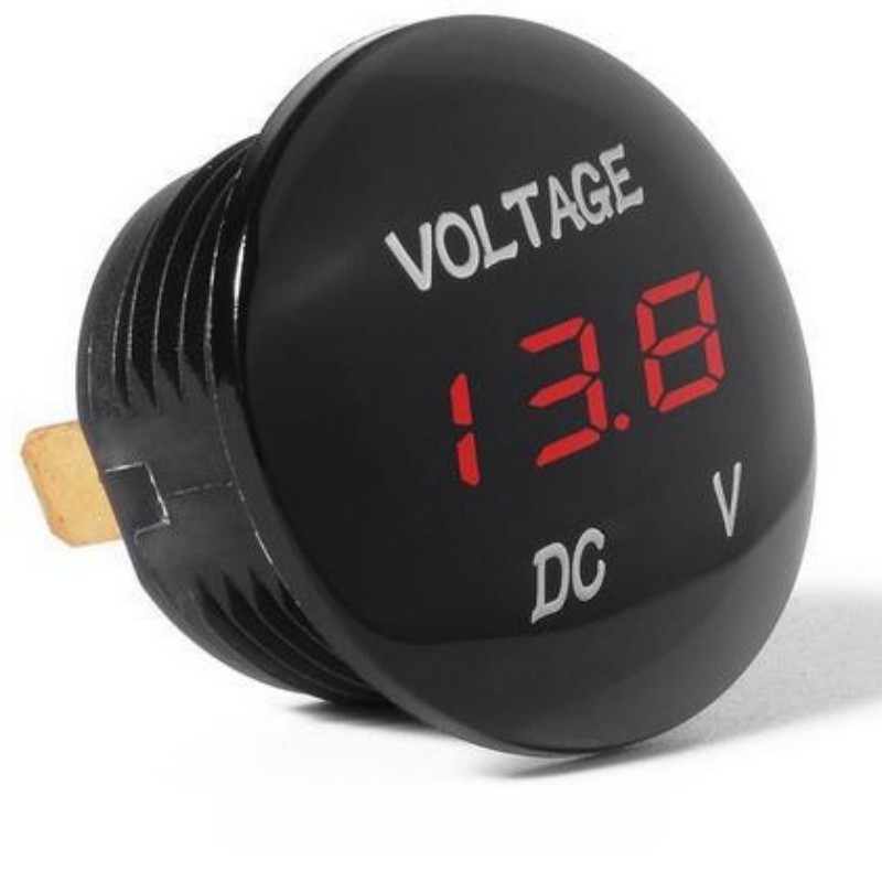 New Waterproof 5-99V LED Digital Diplay Car Motorcycle Voltmeter Voltage Tester