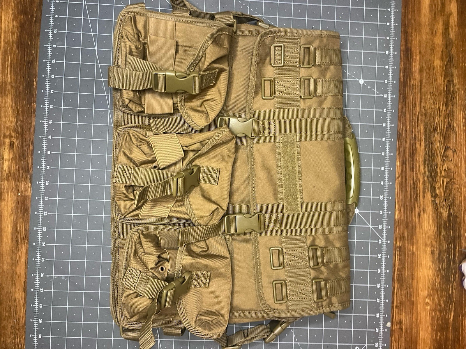 Code Alpha Tactical Gear Computer Laptop Messenger Bag TAN