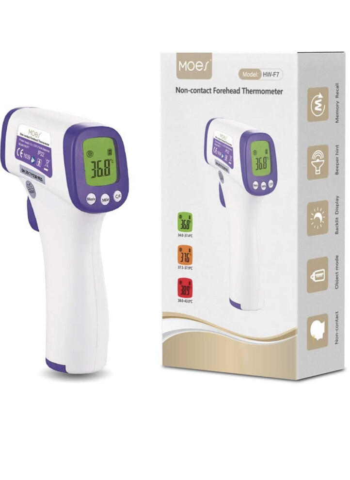 Moes Non-Contact Forehead Thermometer HW-F7 New