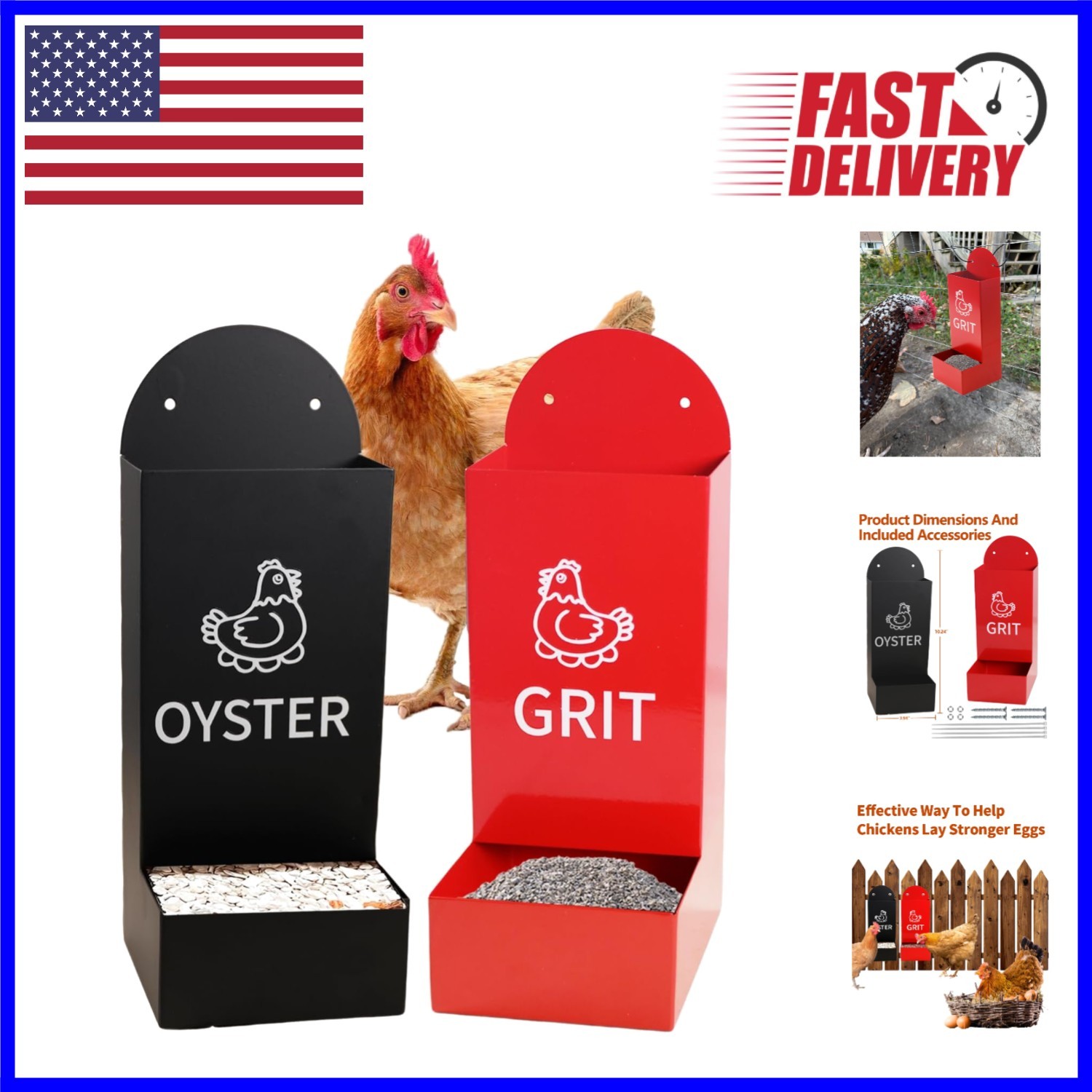 Automatic Chicken Feeder with Convenient Capacity – Supports Healthy Egg Laying