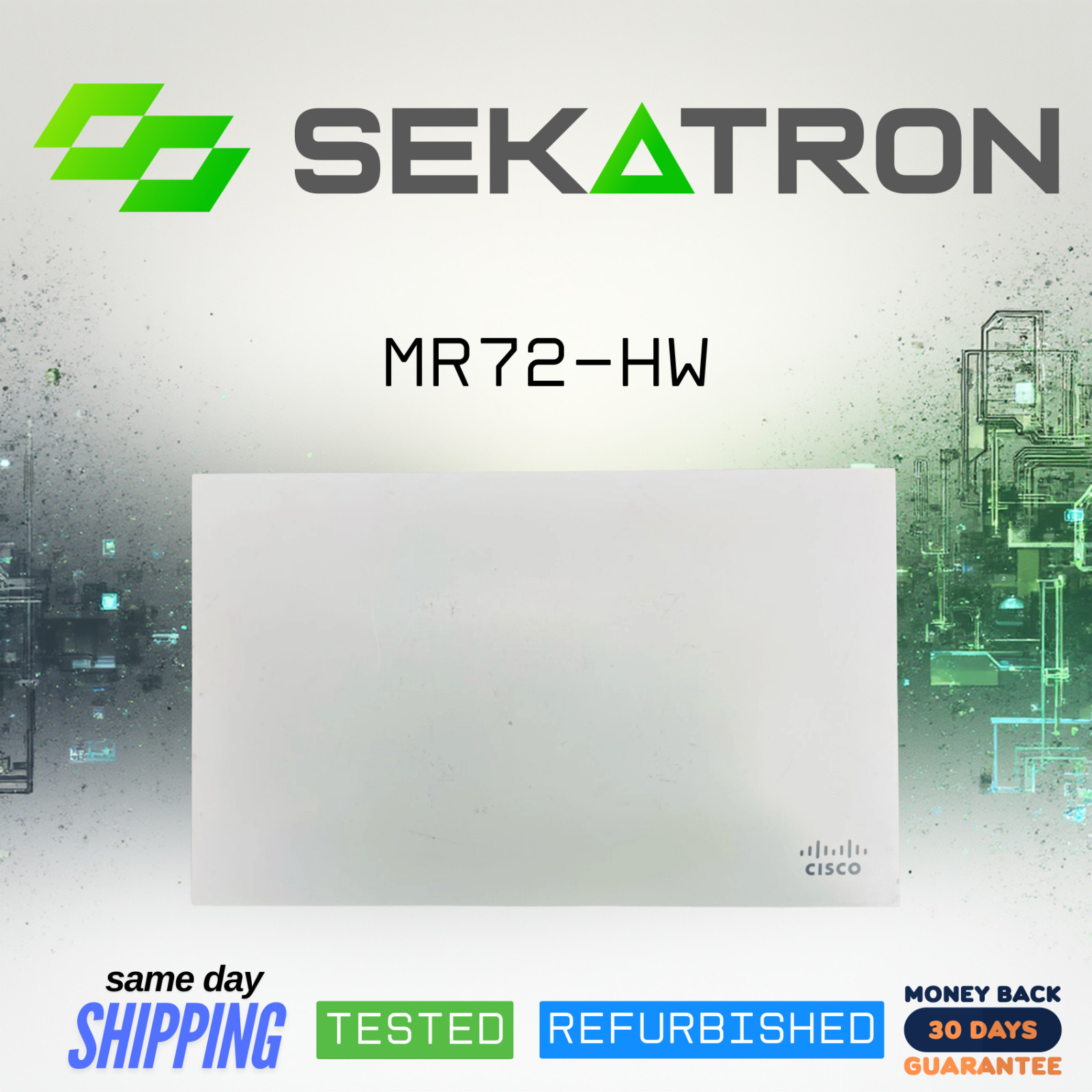 📶 Cisco Meraki MR72-HW • Outdoor Dual-Band Access Point • USED • ⚡FastShip