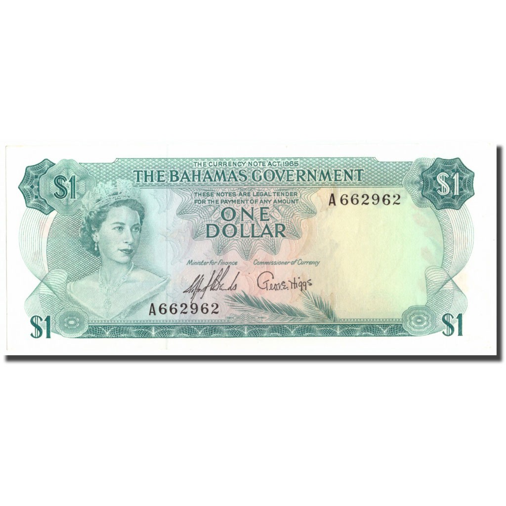 [#213999] Banknote, Bahamas, 1 Dollar, 1965, KM:18a, UNC
