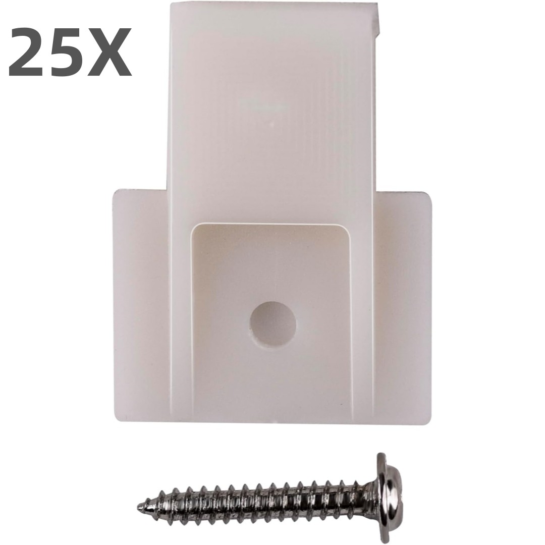 25x Outdoor Lights Screw Clips For Govee Permanent Outdoor Lights H705A H706A