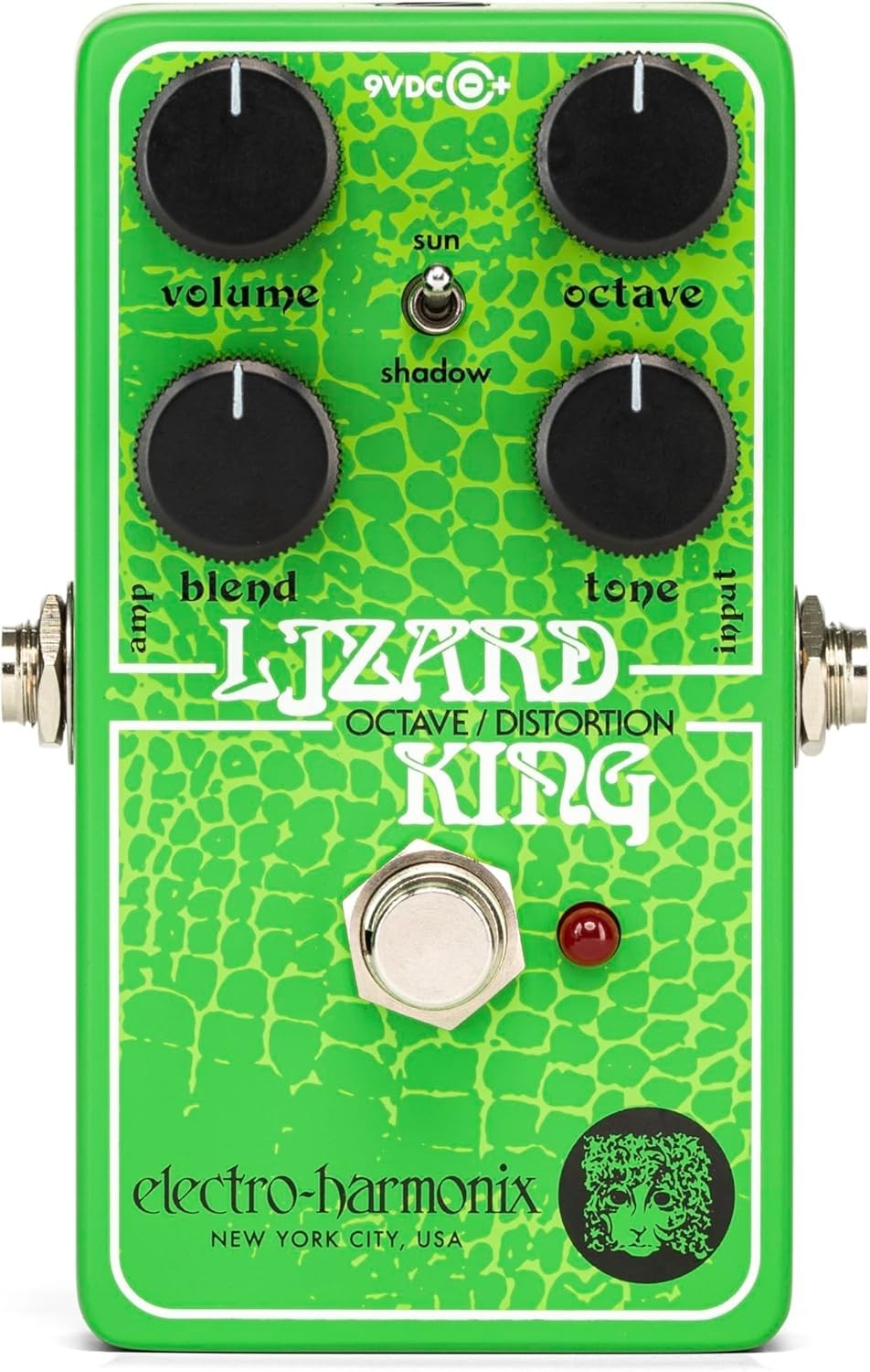 ELECTRO-HARMONIX LIZARD KING BASS OCTAVE & FUZZ Green New
