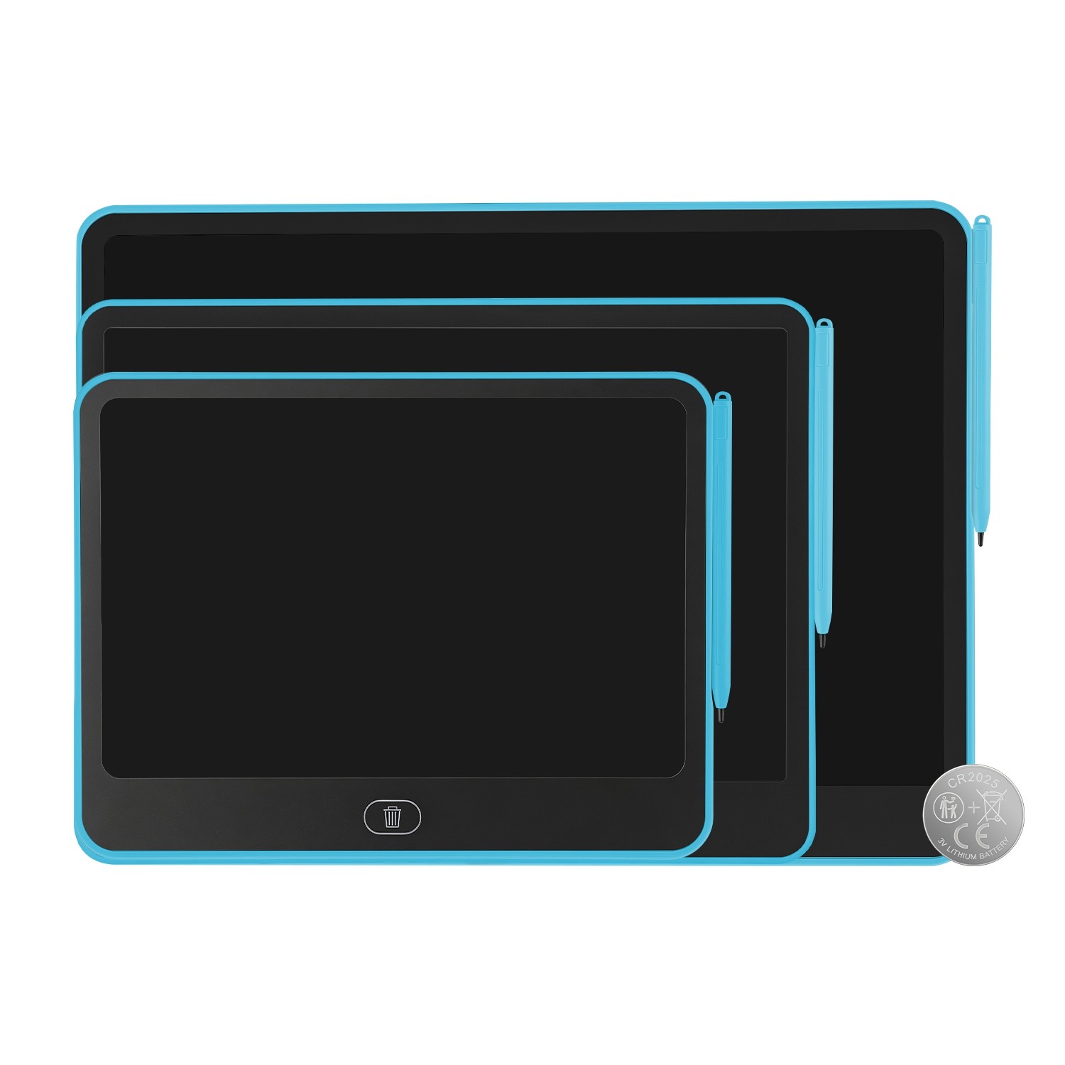 LCD Writing Table Kids Doodle Board Reusable Drawing Pad w/ Lock Function