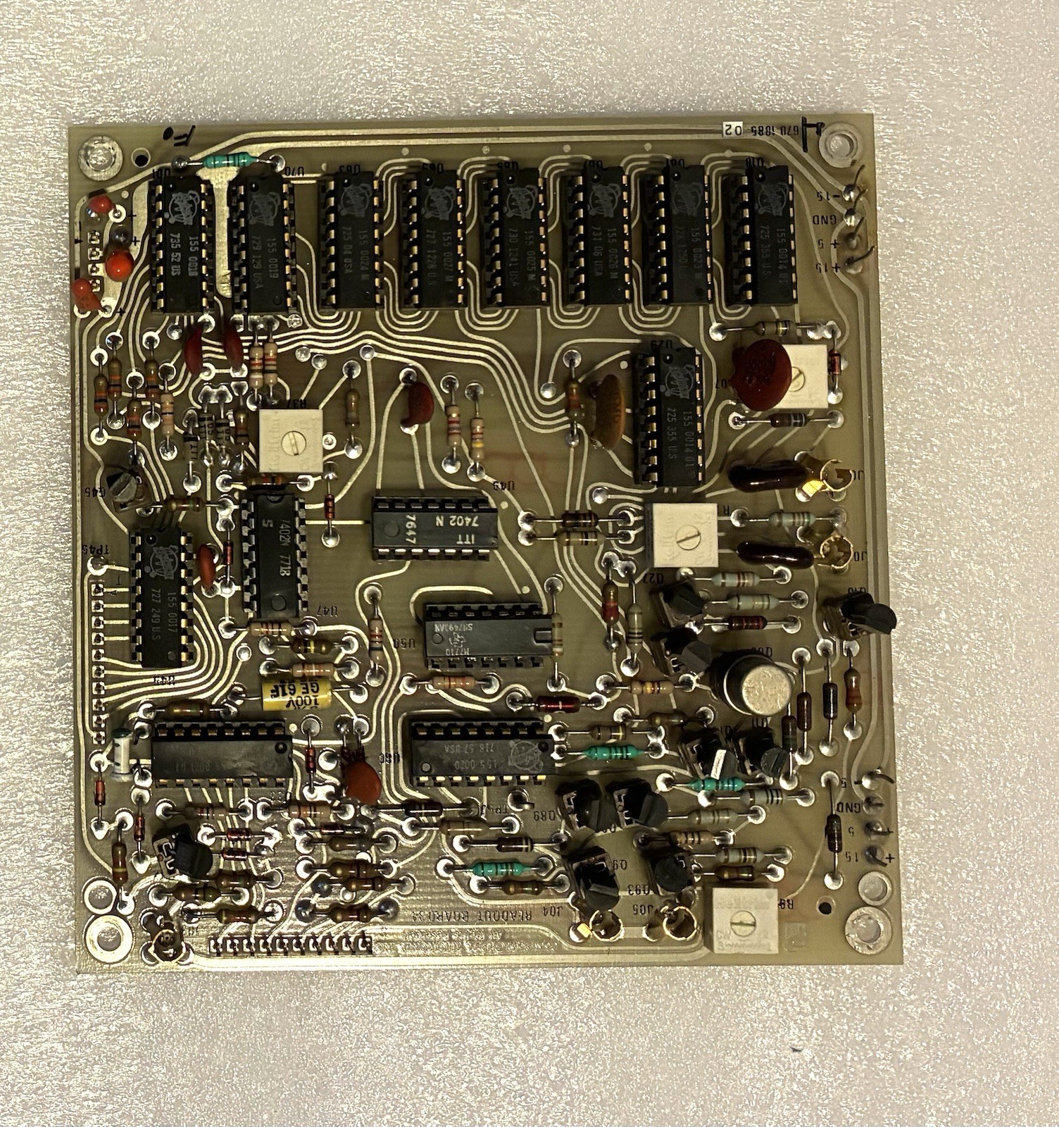 Tektronix 7704A Readout Board