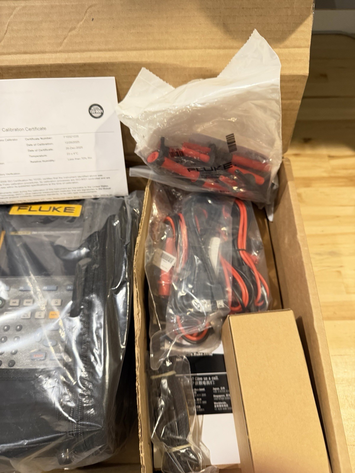 FLUKE 754 DOCUMENTING PROCESS CALIBRATOR (CALIBRATED 2025-2026 NEW SEALED
