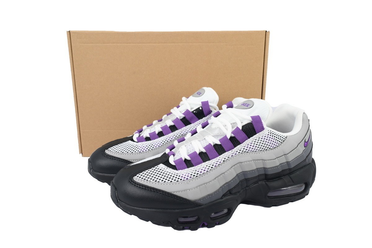 Nike Air Max 95 'Grey Purple' Men'sHD8015-003CSize 7-12