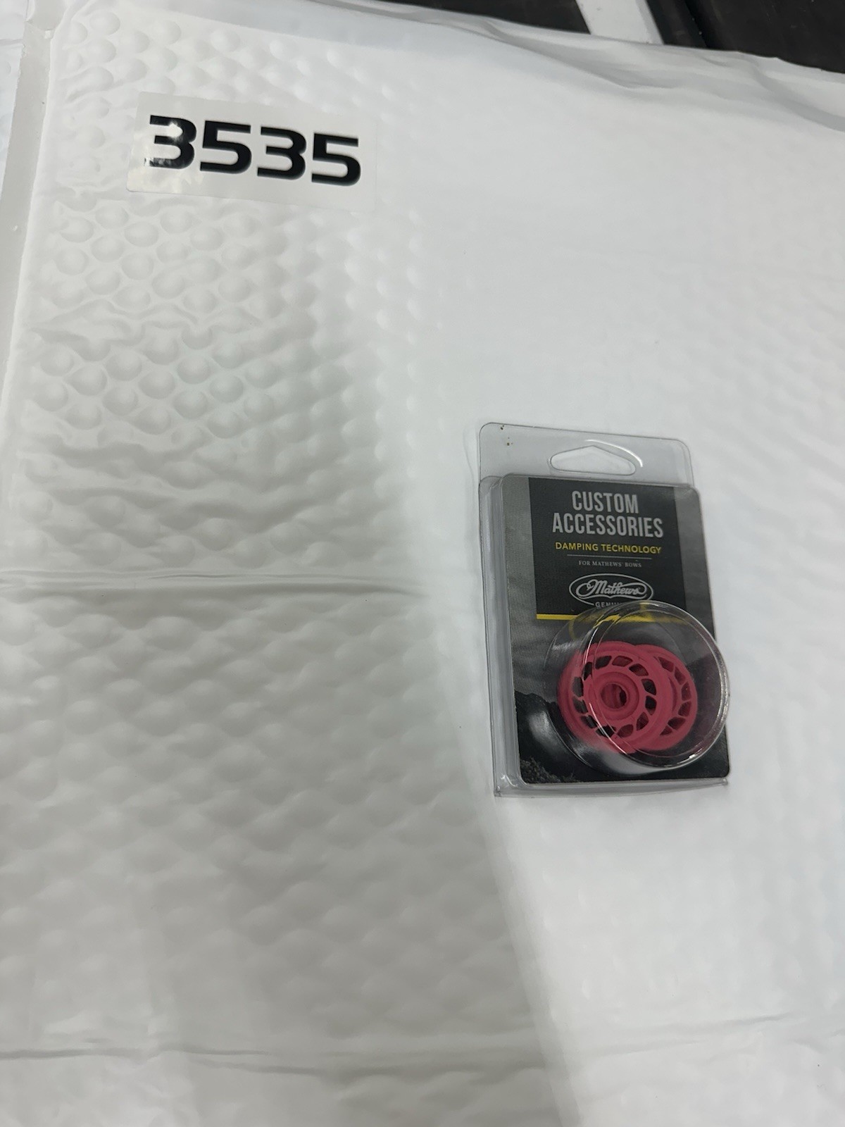 Mathews Rubber Body Pink Nano Dampeners - Item 3535