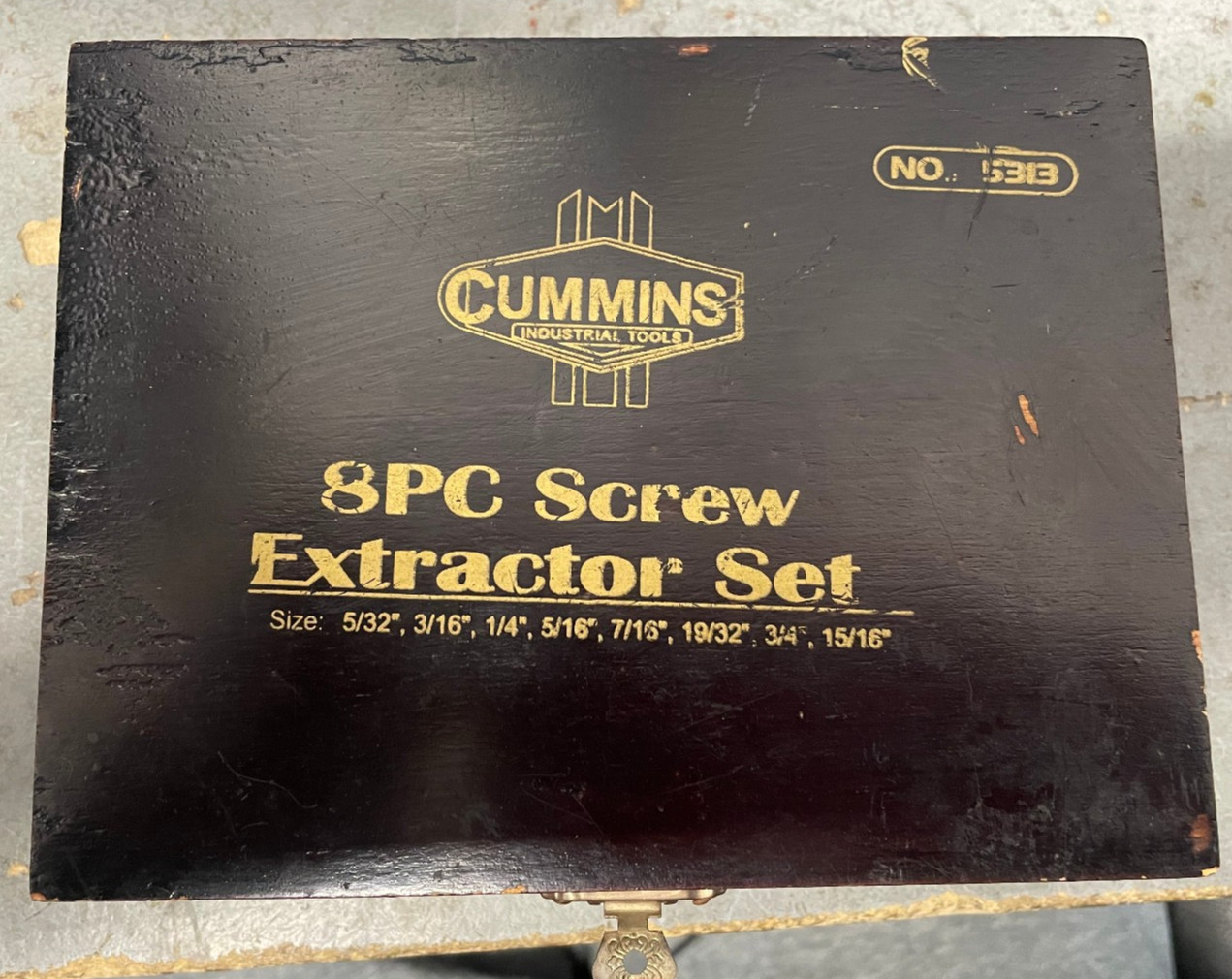 Cummins 6pc Screw Extractor Set - 5313