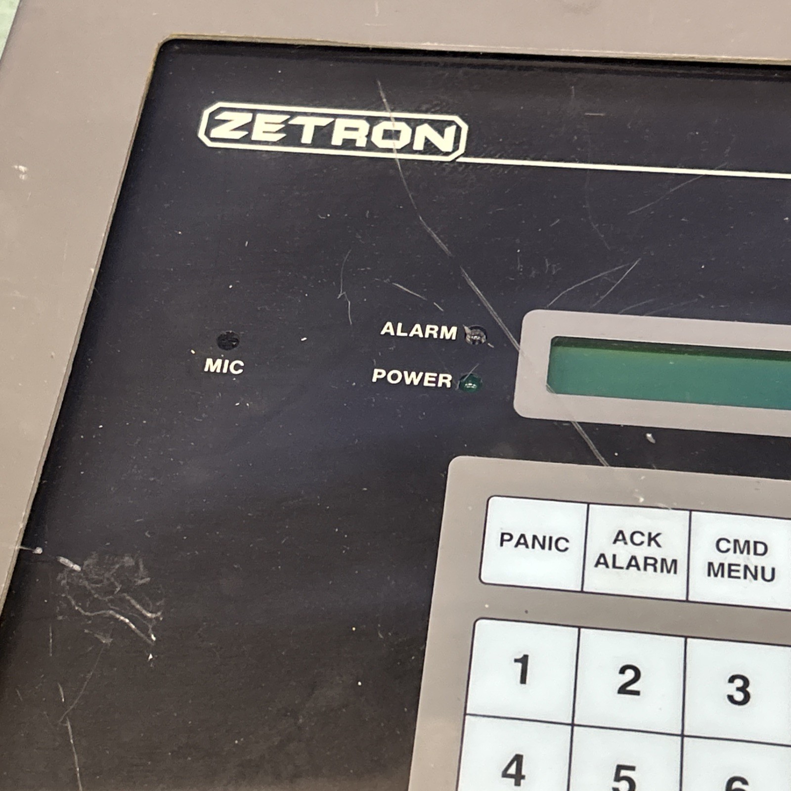 Alarm Panel Zetron SentriMax Model 1550 Untested