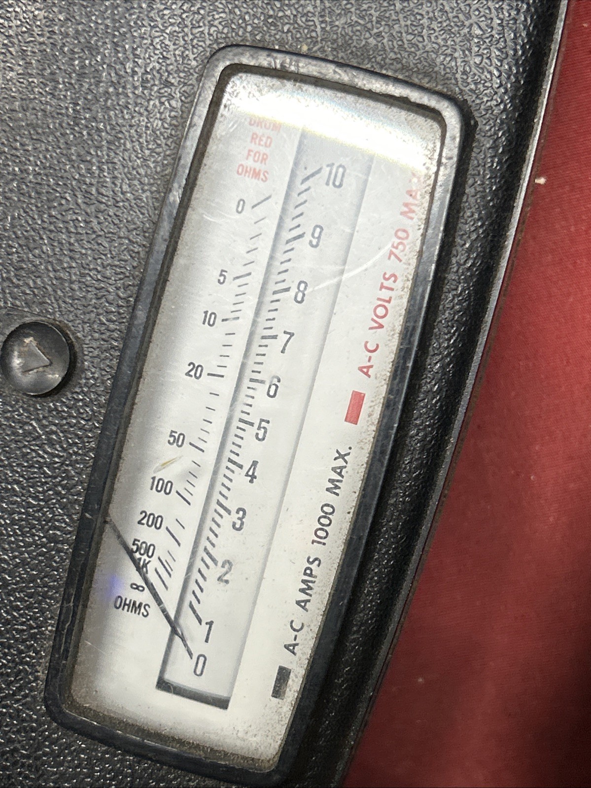 Vintage GE Voltmeter Meter Snapper 1000 942D