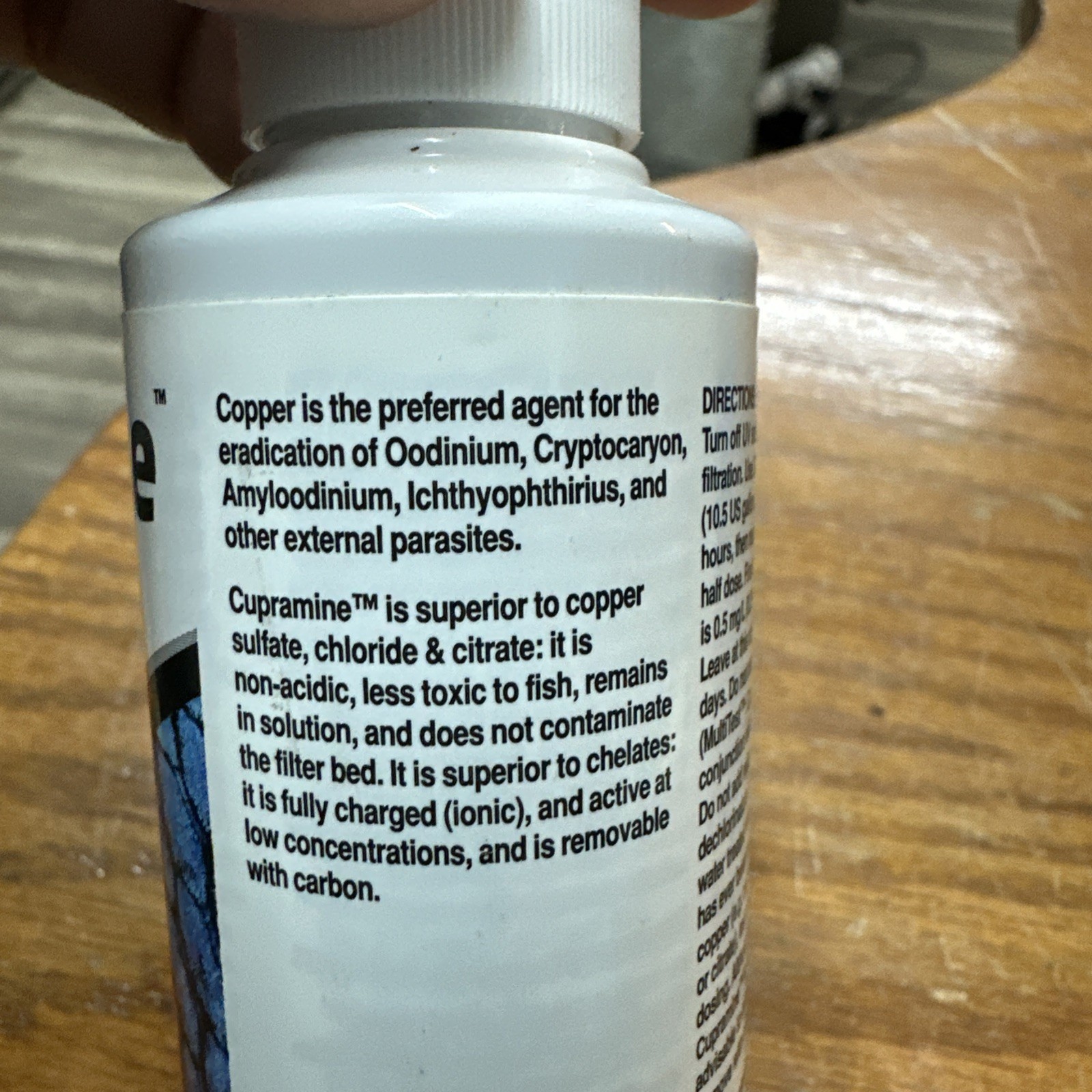 Cupramine 3.4 oz By Seachem
