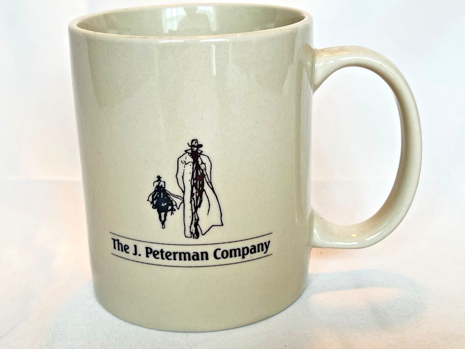 J. Peterman vintage coffee cup; Extremely Rare!