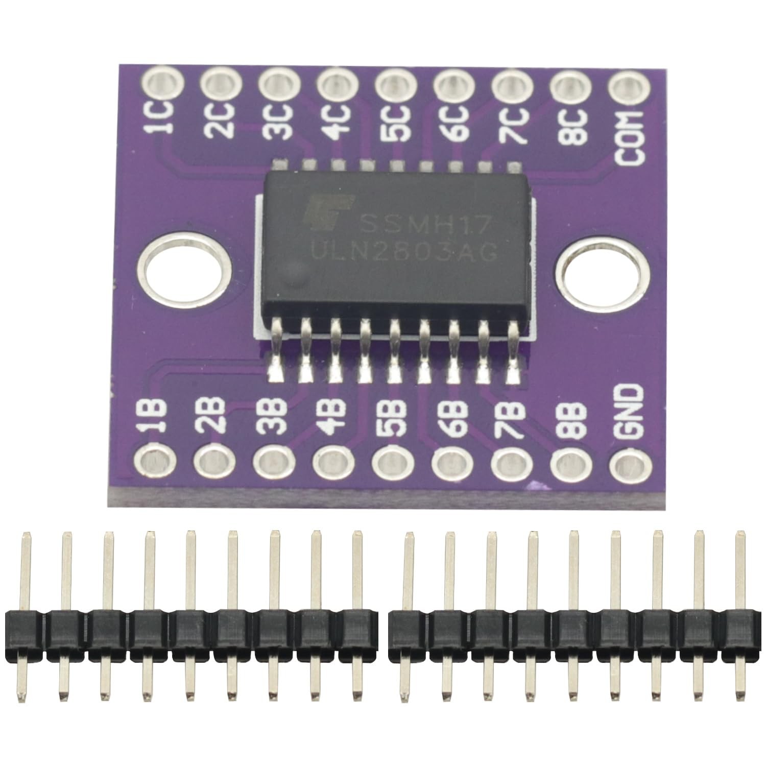 2Pcs ULN2803A Tube High Pressure Large Current Driver Module