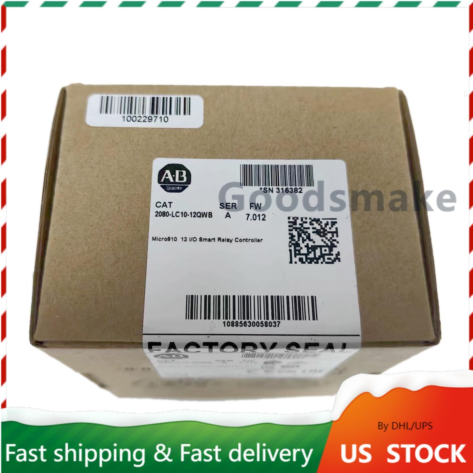 2080-LC10-12QWB Micro810 Controller 2080LC1012QWB Sealed in Box