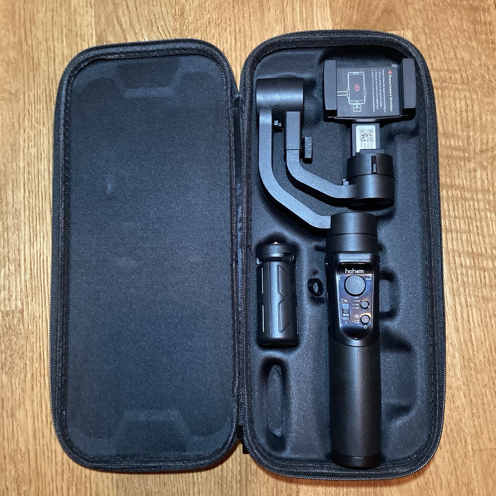 Hohem iSteady Mobile Plus Gimbal for Smart Phone w/ Case & Tripod (No Charger)