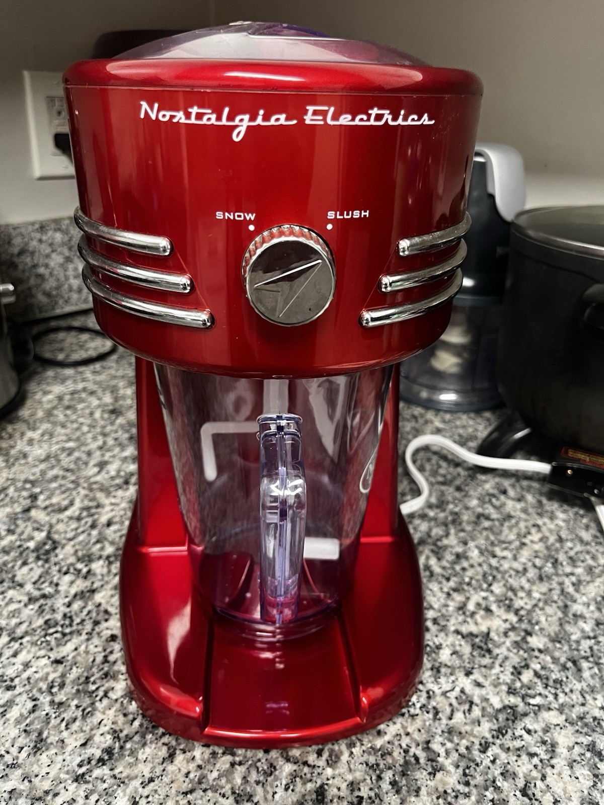 Cola Drink Slushie Maker Machine Ice Smoothie Beverage Station 40oz Capacity Red