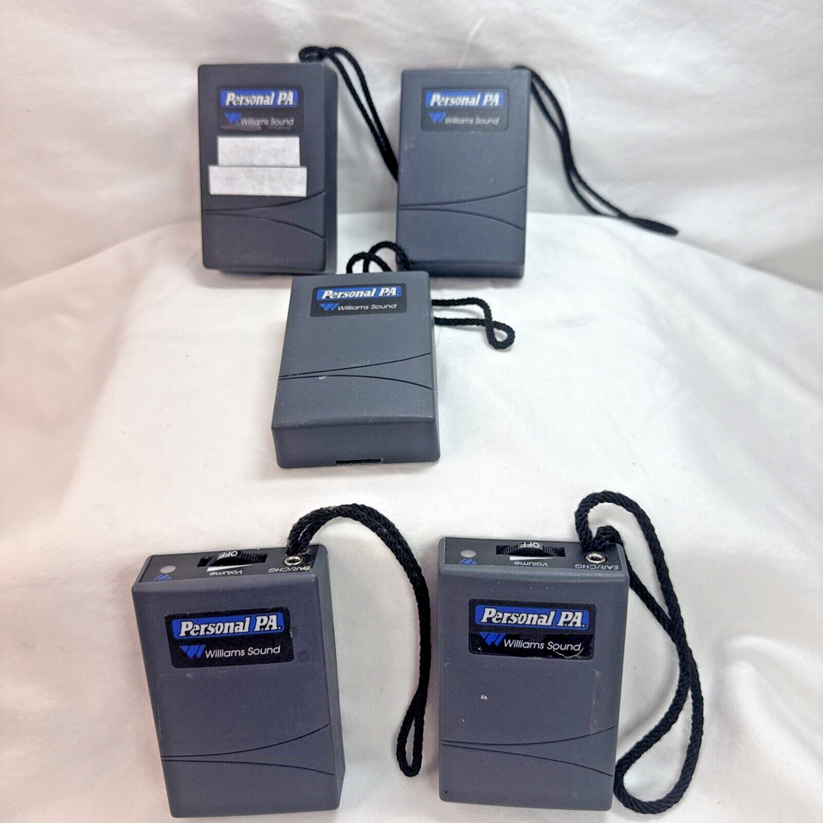 Lot of 5 Williams Sound Personal P.A. FM Receiver R7  FAST SHIPPING!