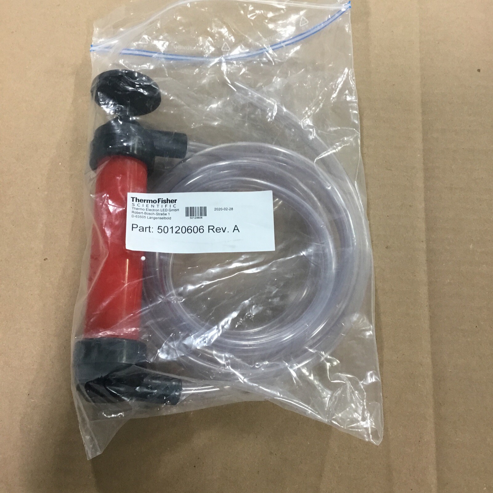 ThermoFisher Hand Pump Part# 50120606 Rev A New Open Box