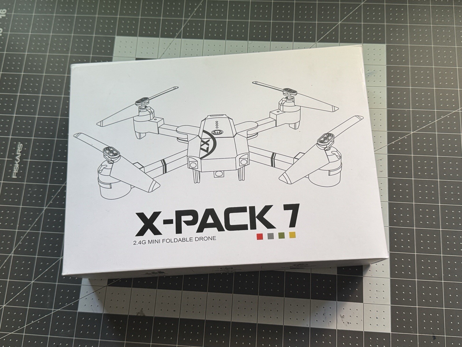 X-Pack X-PACK 7 2.4G Mini Foldable Quadcopter Drone w/ Remote, Orange