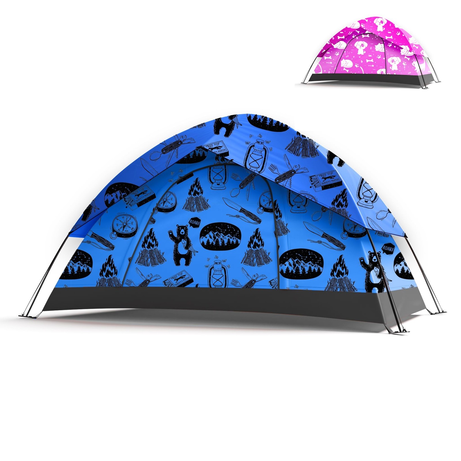KidzAdventure 2 in 1 Kids Tent for Camping/Kids Play Tent| Backpack... Fast Ship