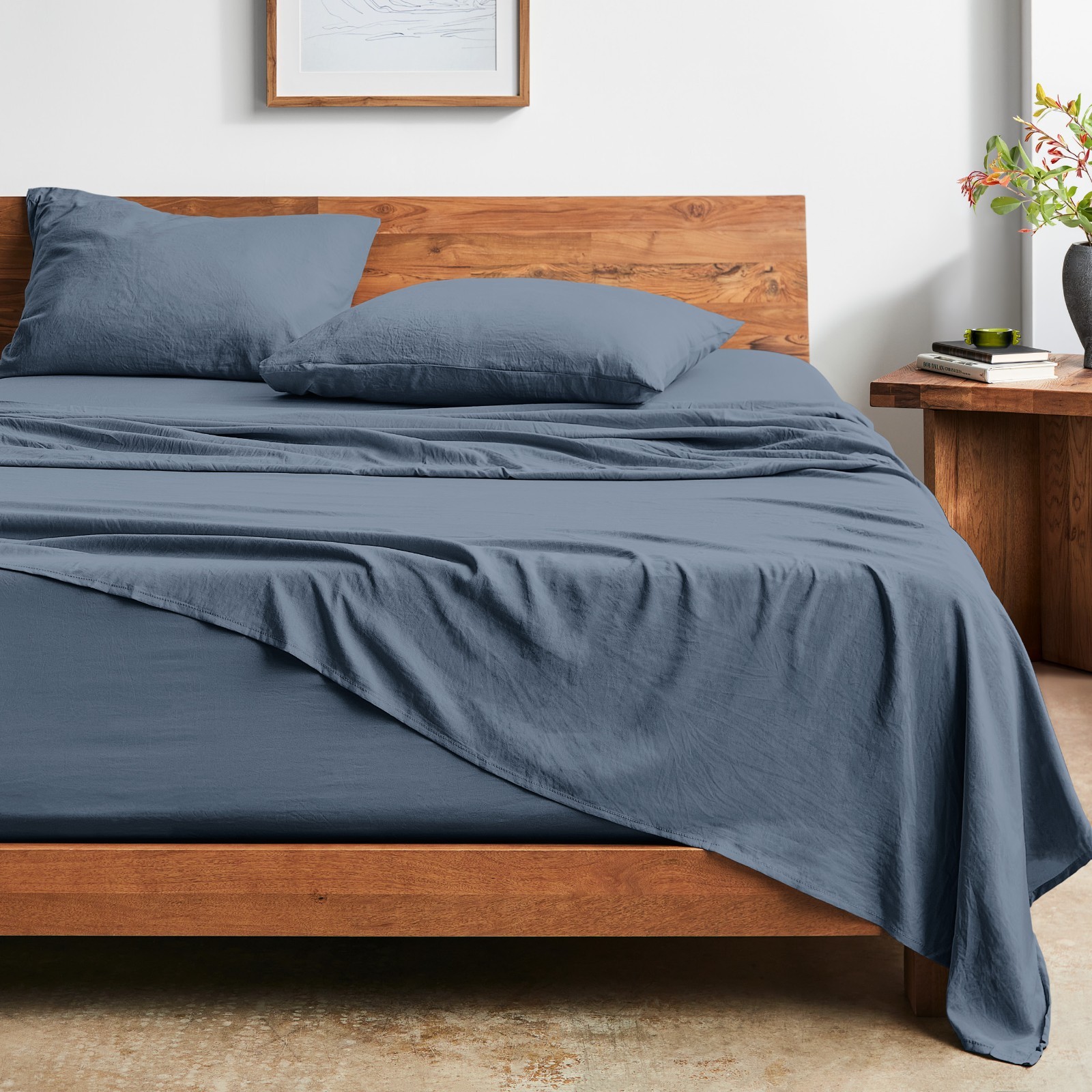 Bare Home Ultra-Soft Washed Microfiber Sheet Set