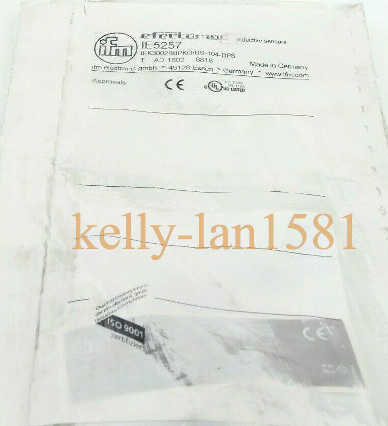 IFM IE5257 IEK3002BBPKG/US-104-DPS Proximity Switch Sensor New