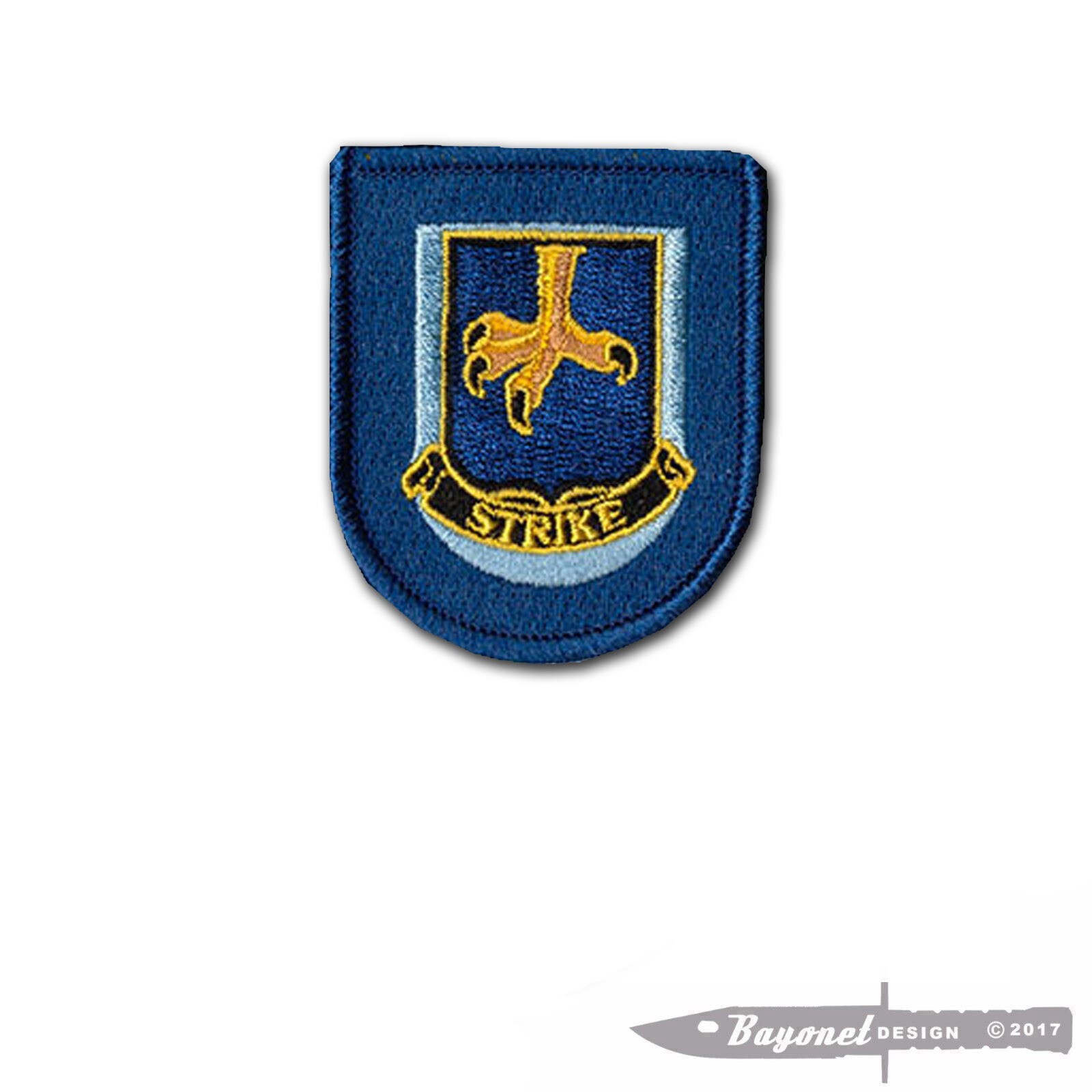 502nd Parachute Infantry Reg Flash and DUI Embroidered Patch with Wax Backing