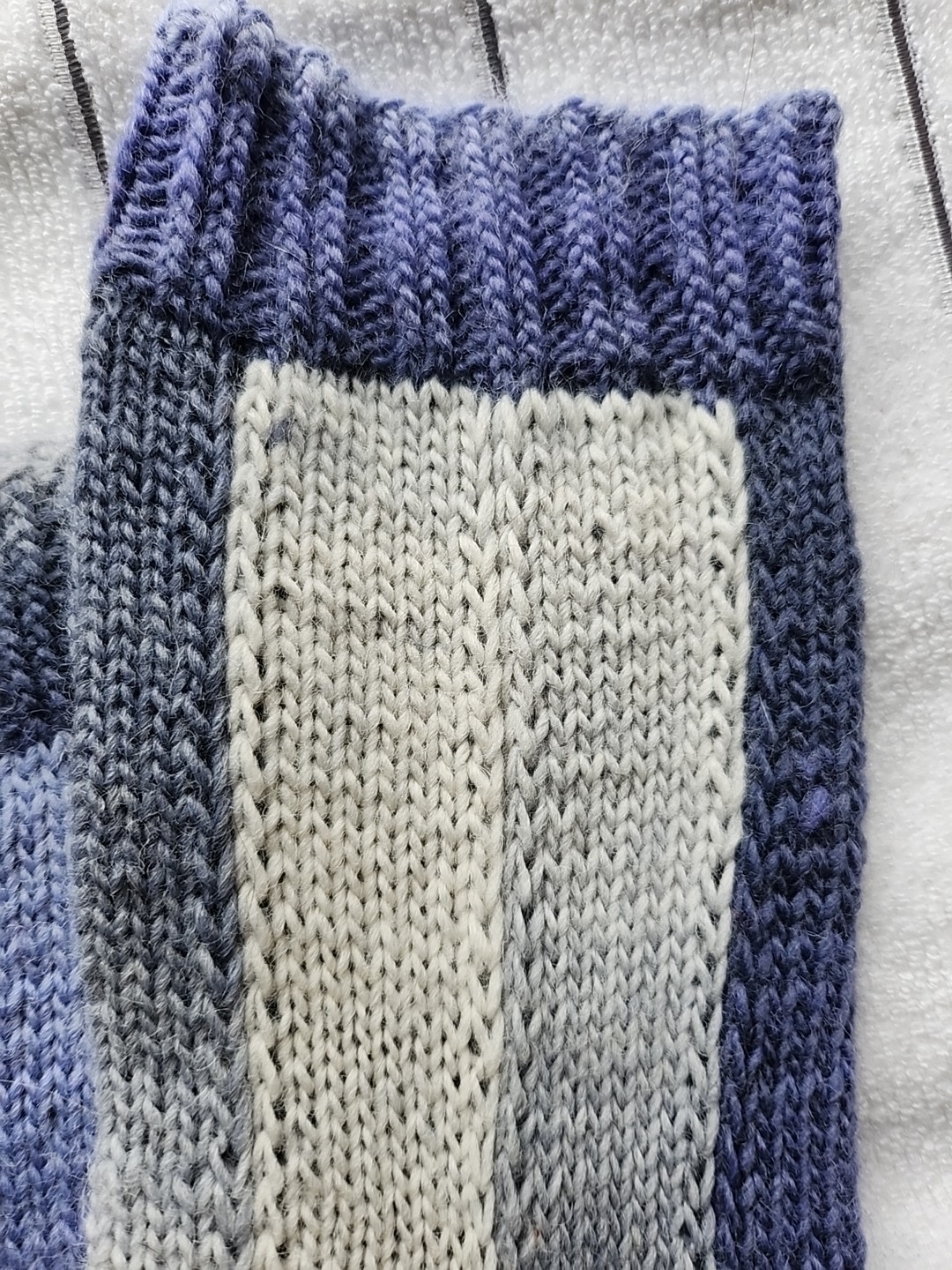 Hand Knitted Wool Socks Size 4-6 #38
