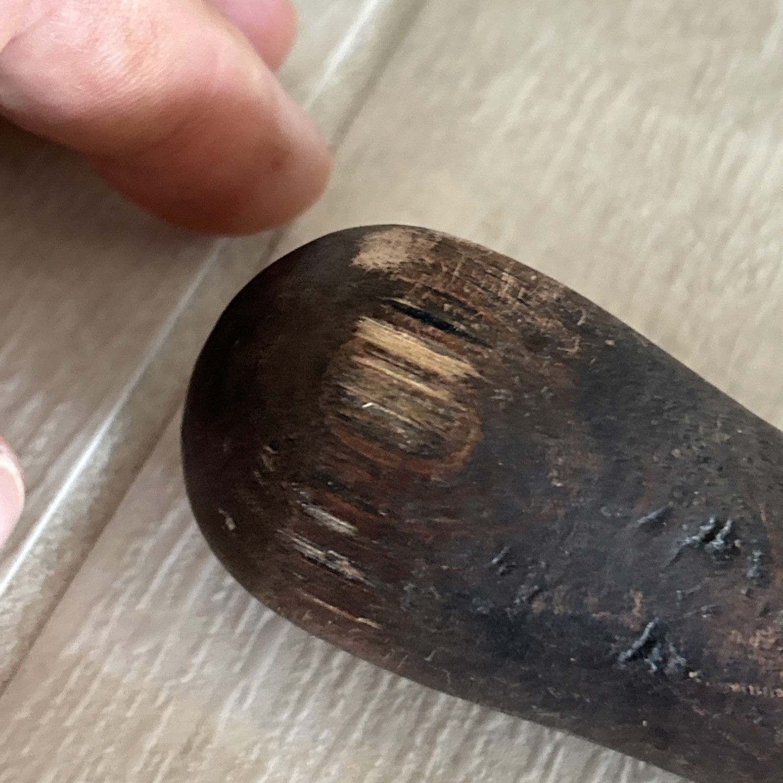 Vintage Lutz File Tool Wood Handle With A Hook