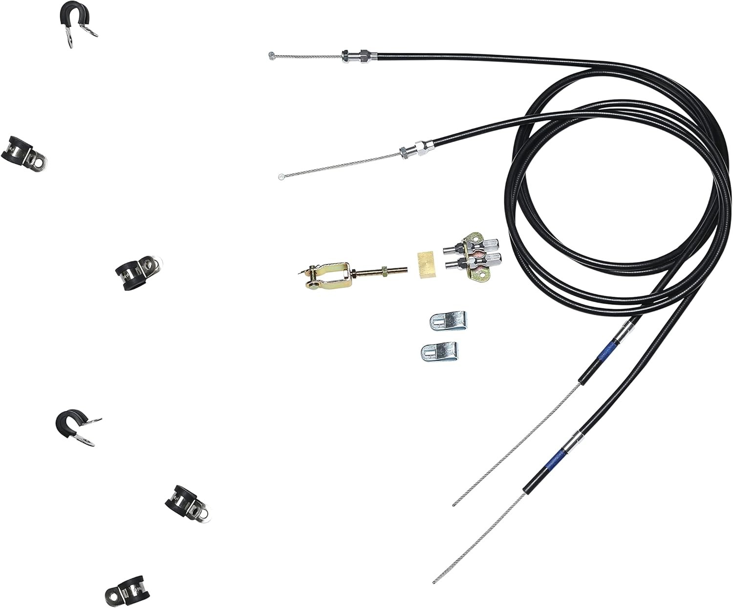Universal Emergency Parking Brake Cable Complete Kit Replace 330-9371
