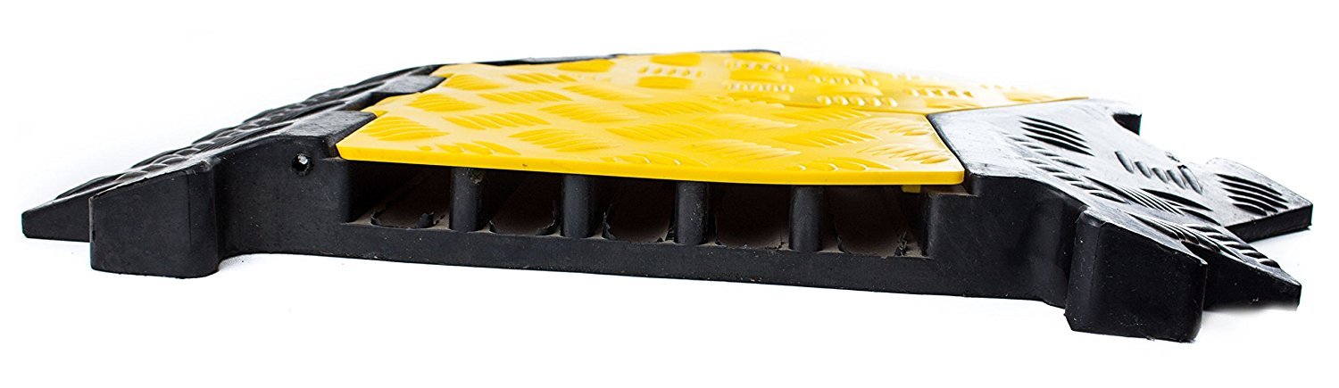 RK RK-CP-5CLT 5 Channel Modular Rubber Cable Protector (Left Turn 45 Degree)