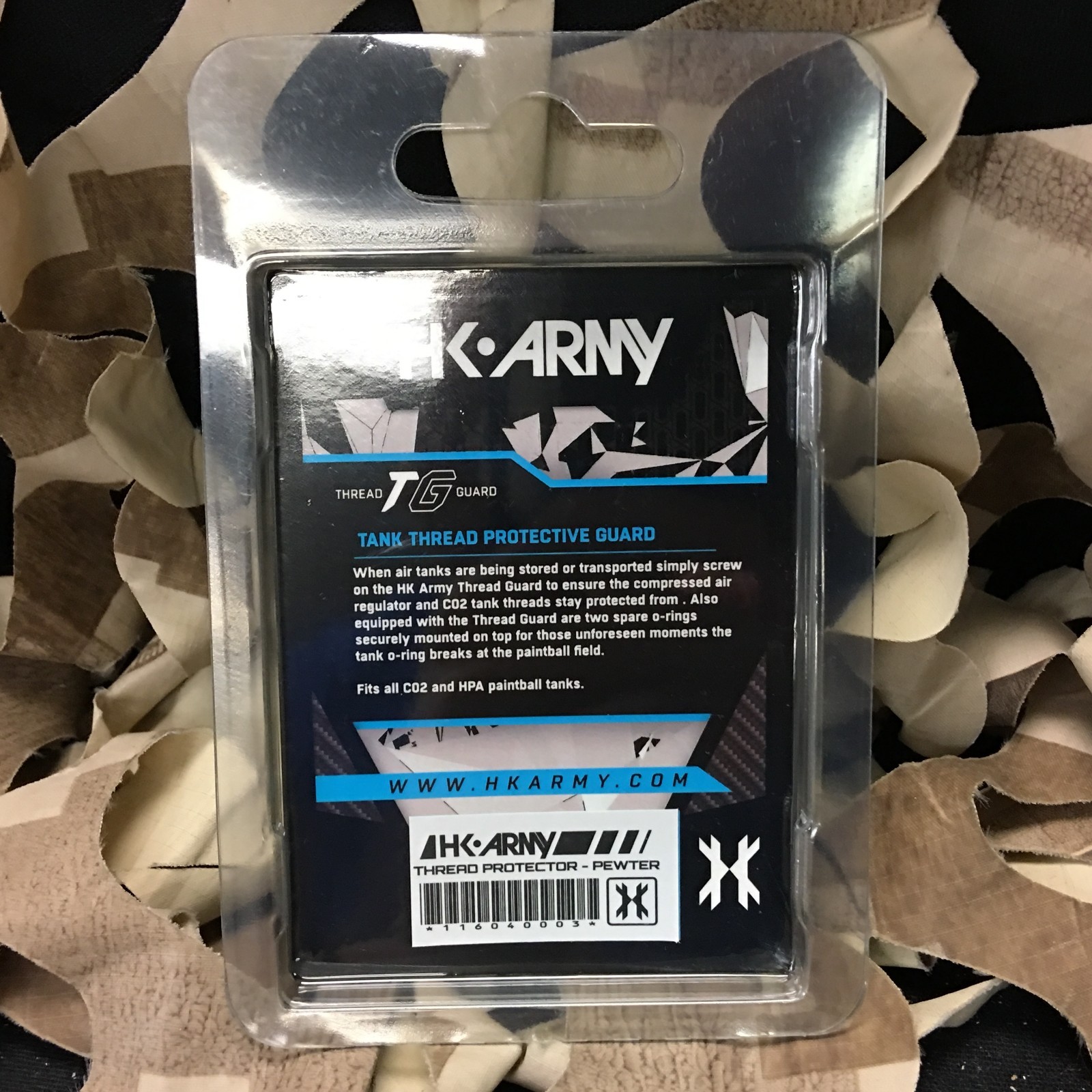 HK Army Tank Thread Guard Protector - Pewter
