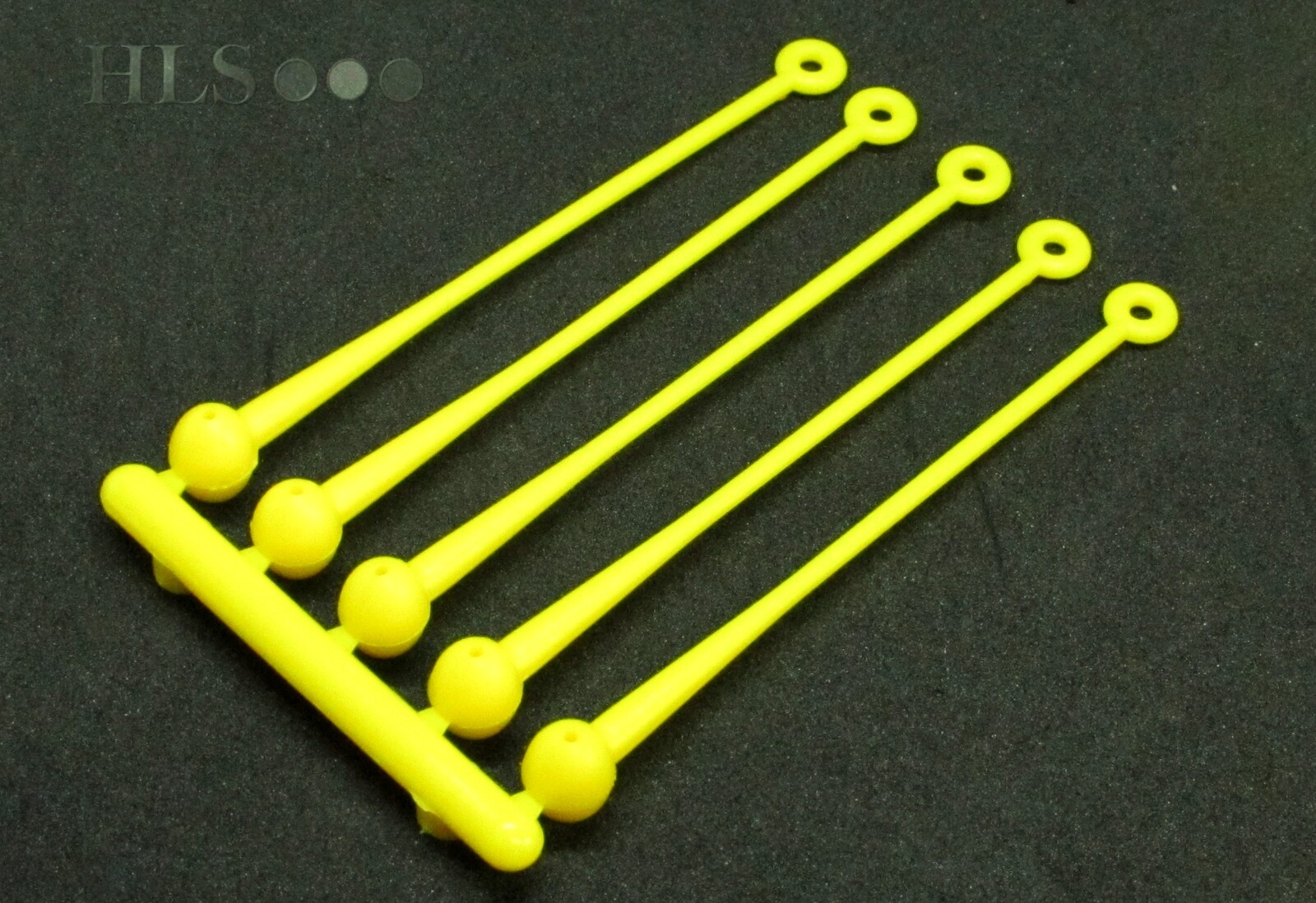 Sea fishing swivel booms YELLOW nylon booms anti tangle - HLS Products [SBY]