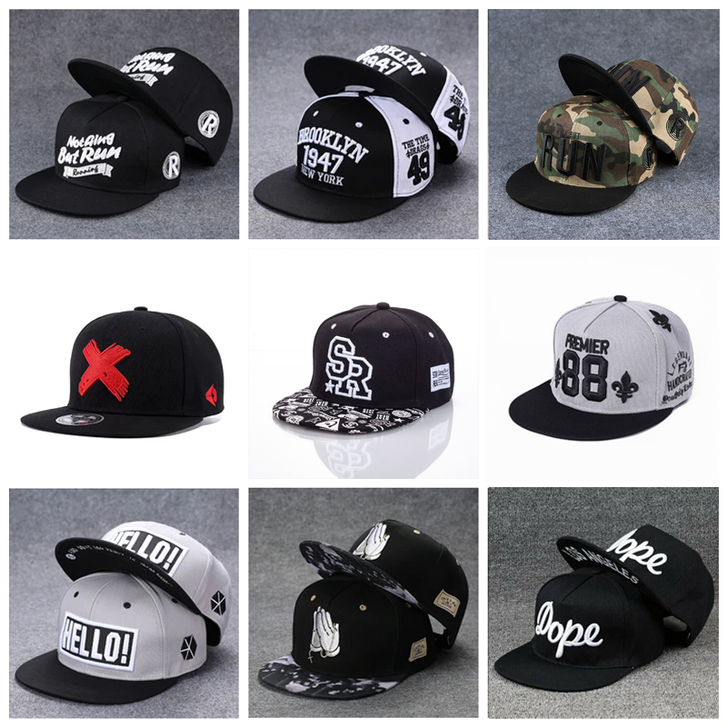 Fashion Baseball Cap Adjustable Embroidery Snapback Hip Hop Hat Dope Brooklyn