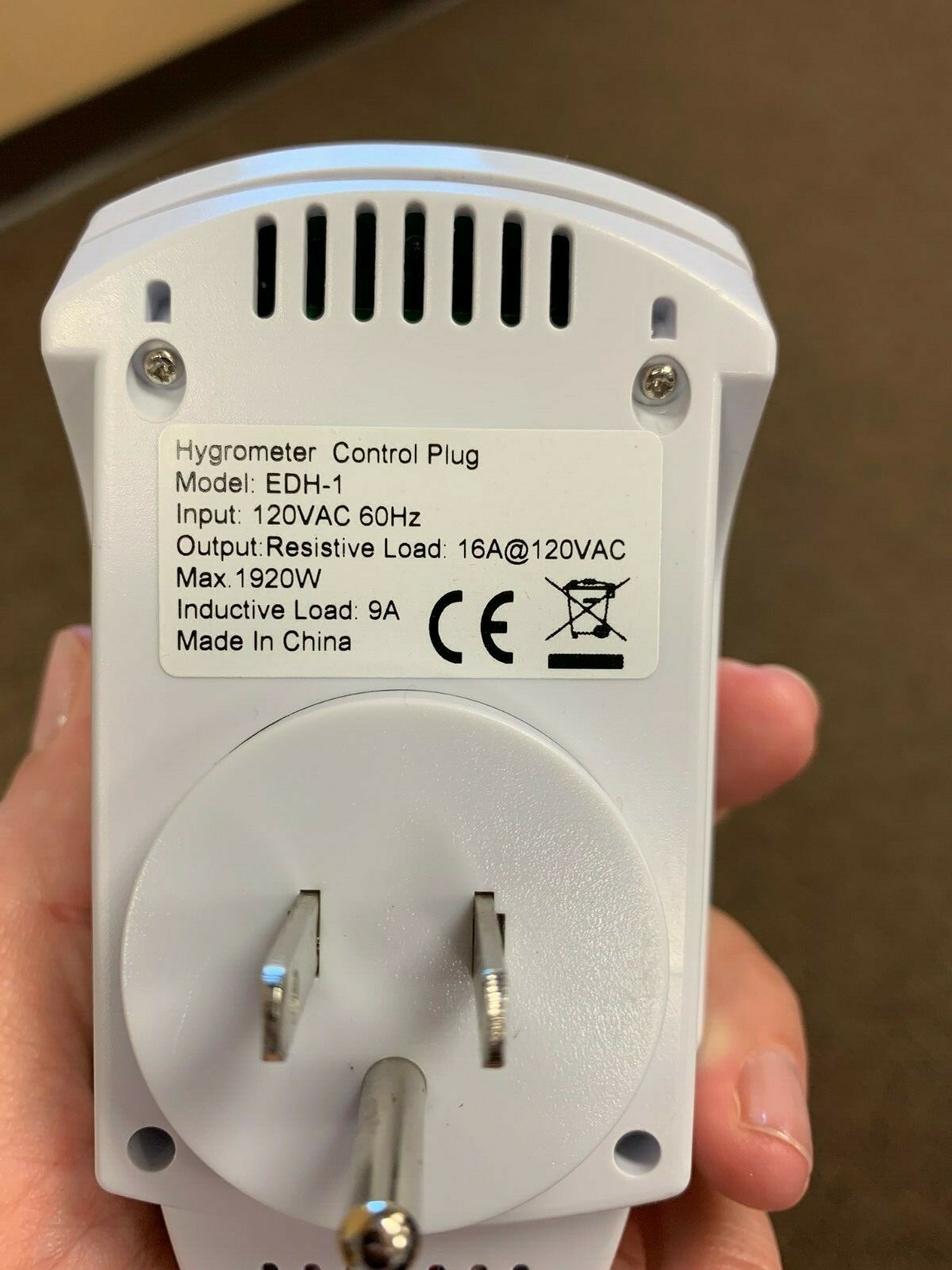 Eva-Dry EDH-1 Hygrometer Plug