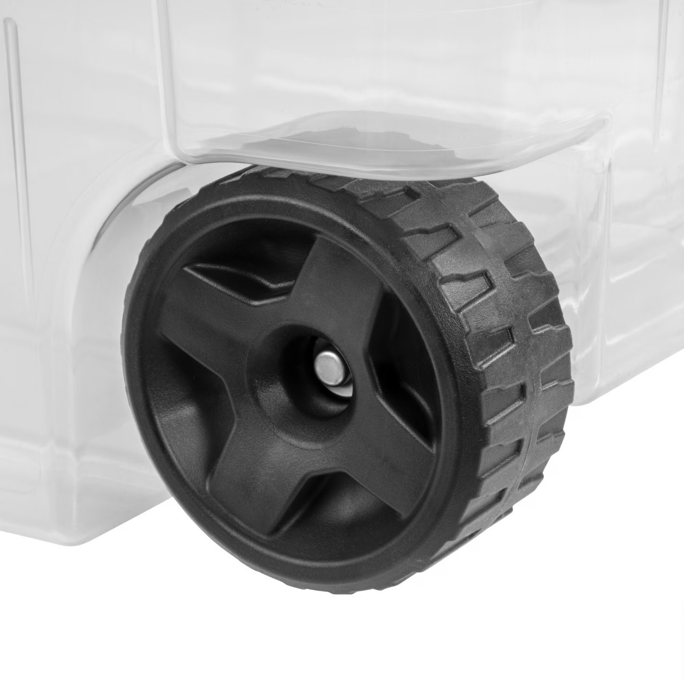 (2 pack) Sterilite 160 Quart Wheeled Storage Box, Extra Large Durable Clear Plas