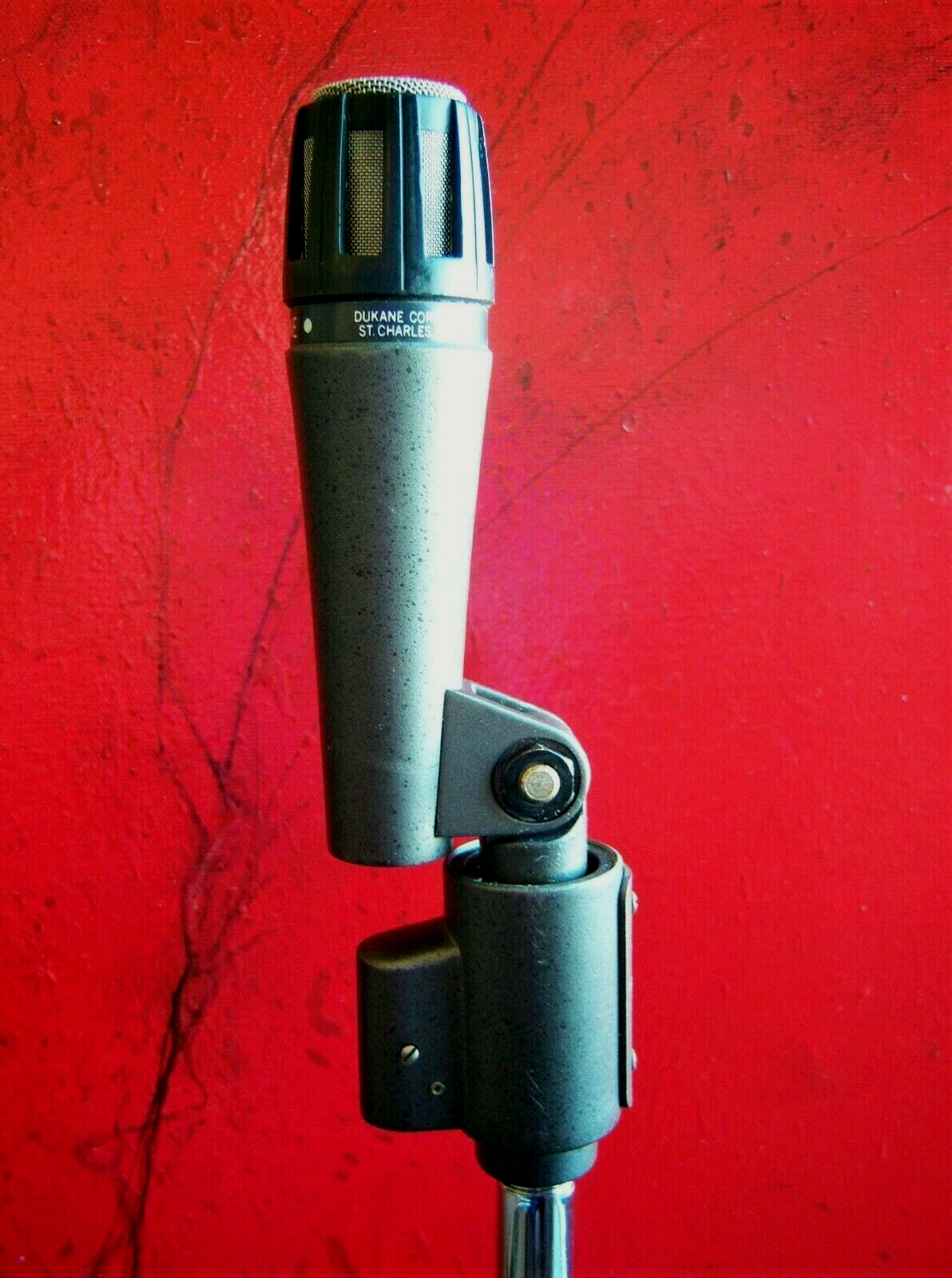 Vintage RARE 1970's Dukane 7A882 / Shure SM56 dynamic cardioid microphone Dual Z