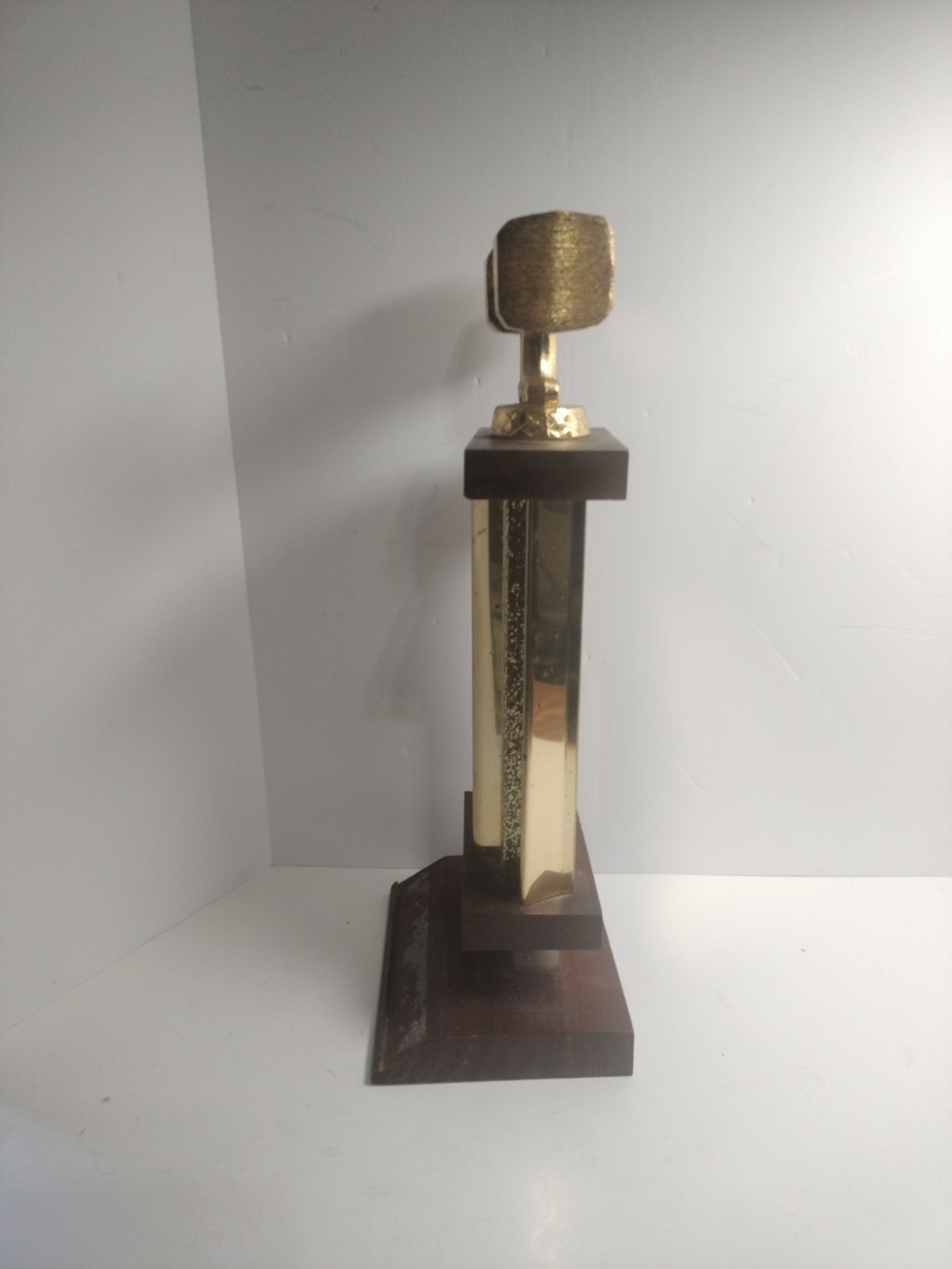 Vintage Weight Lifting Trophy Dumbbell